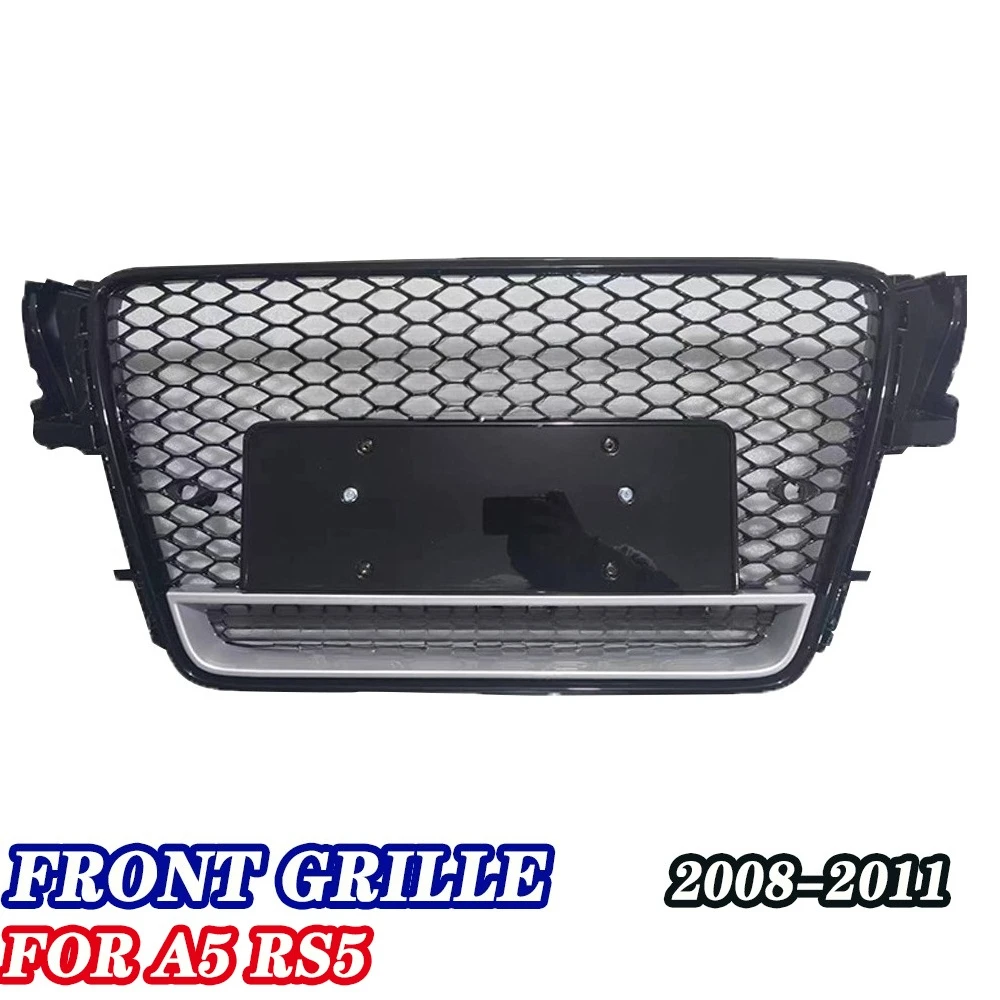 

Suitable for Audi A5 Modified Grille RS5 4WD Style A5B8 Honeycomb Front Grille 2008-2012