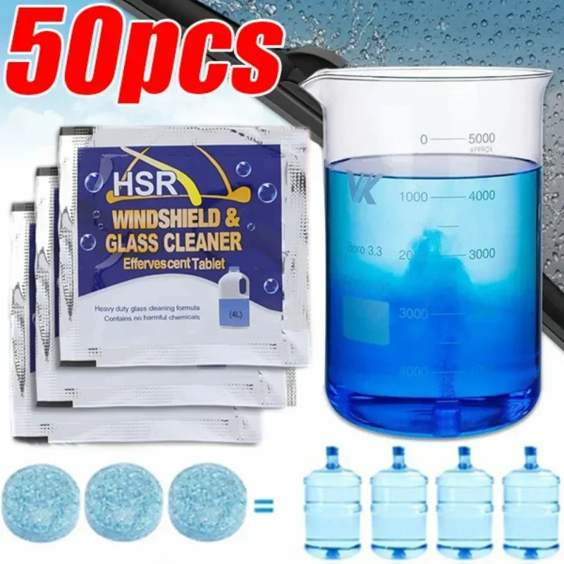 Solid Cleaner Car Windscreen Wiper Effervescent Tablets Toilet Window Glass Washing Cleaning Paint Protective Accessories