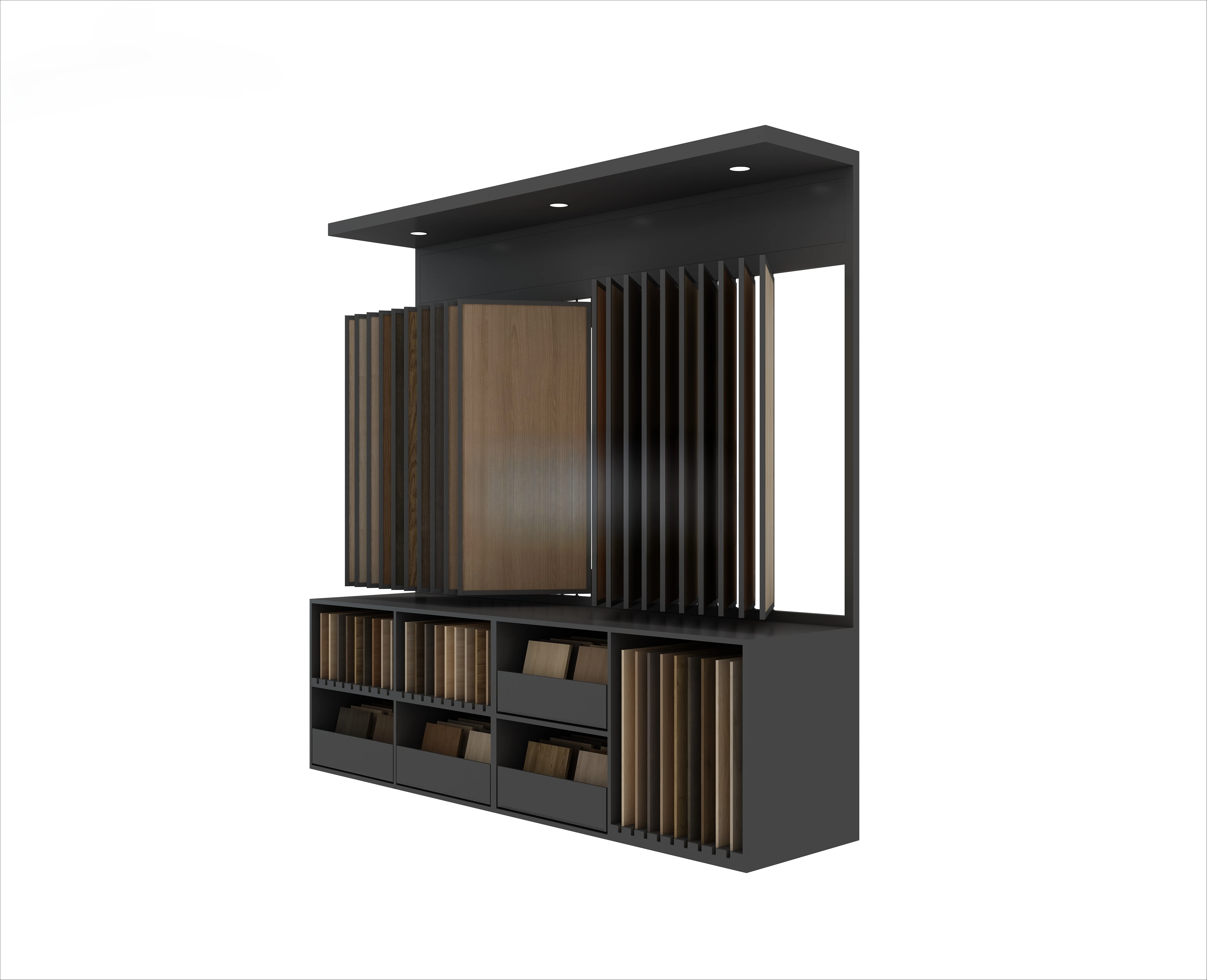 &c Modular Tile Display Combo System | Flipping Page  Slide Out Drawer Rack for Efficient Stone Sample Organization  Factory