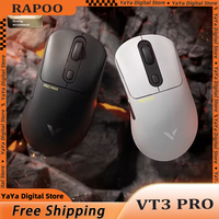 Rapoo Vt3 Pro Max Wireless 8k Return Mouse Paw3950 Dual-Mode Lightweight Gaming Mouse Ergonomic Long Battery Life Gamer Mice