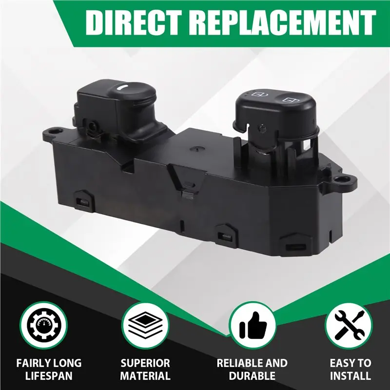 Interruptor de Controle da Janela da Porta Dianteira Direita 93575-1R001 935751R001 Para Solaris Accent 10-15 Botão de Janela Elétrica-T48C
