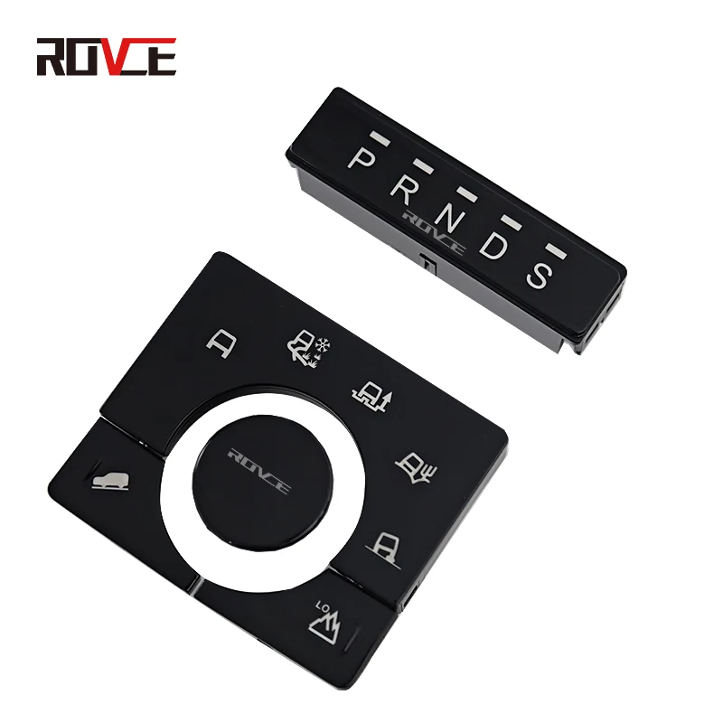 ROVCE Car Terrain Mode Switch Button Cover for Land Rover Range Rover Vogue 2013-2017 For Range Rover Sport 2014-2017