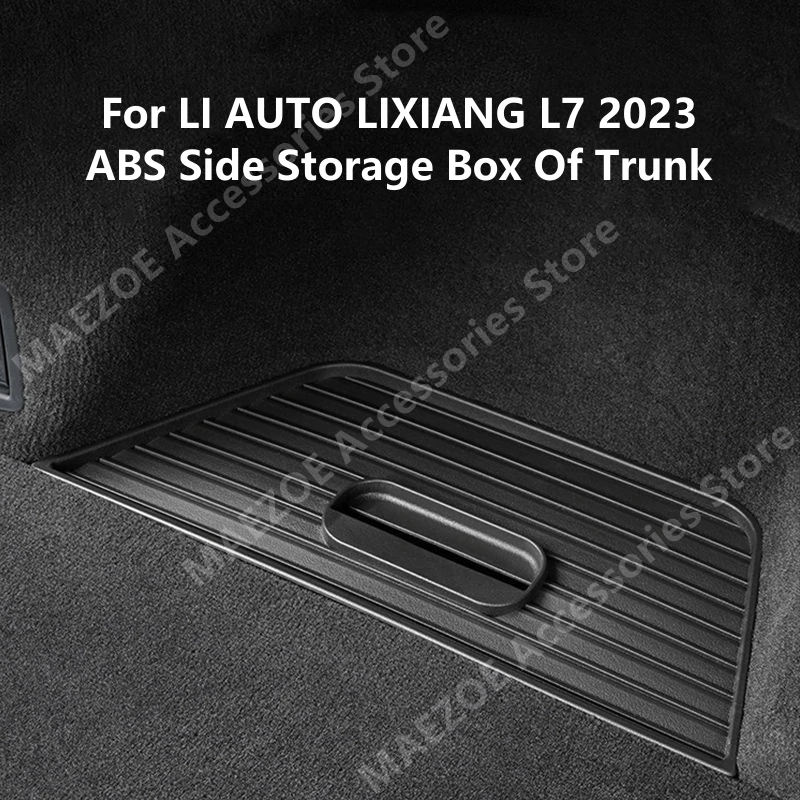 

For LI AUTO LIXIANG L7 2023 ABS Side Storage Box Of Trunk,Car Interior Decoration Modification Accessories Refit