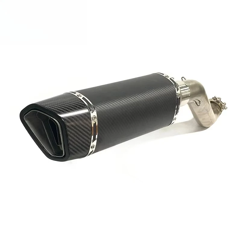 Carbon Fiber Motorcycle Exhaust Slipon  RSV4 Tuono V4 2021 2022 2023 Titanium Exhaust Middle Link Pipe