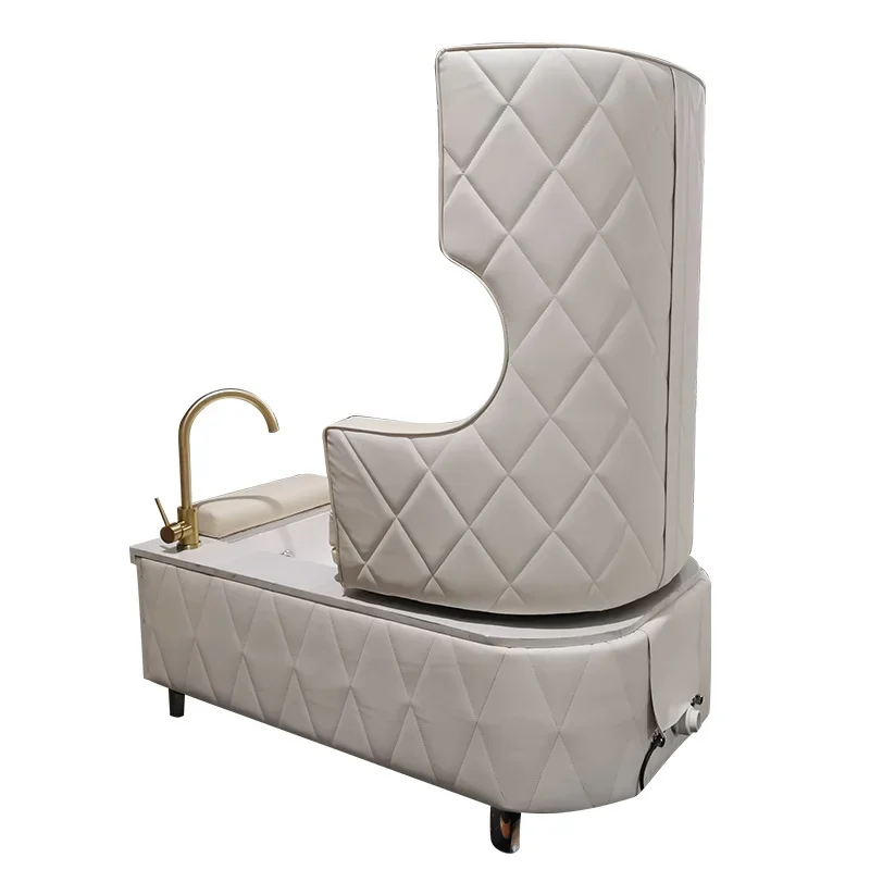 Chaise de massage électrique multifonctionnelle pour les pieds, chaise de pédicure de massage du dos, baignoire de pédicure en verre, spa