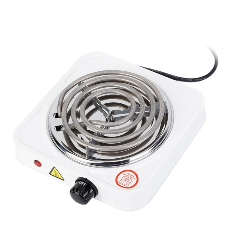 

Portable Electric Iron for Burner Single Stove Mini Hotplate Adjustable Temperature Home Kitchen Cook Coffee Hea 2023