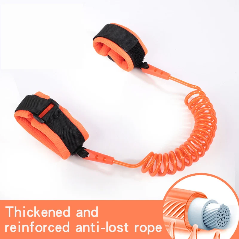 1.5m with key lock Child Safety Harness Leash Anti Lost Adjustable Wrist Link Traction Rope Wristband Belt Baby Kids for Toddler