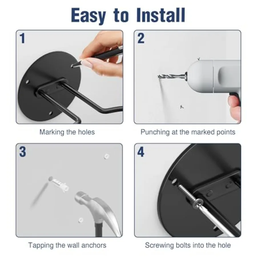 Держатель для хранения мячей Настенное крепление: черный декор комнаты для баскетбола, регби, футбола, бейсбола, стеллаж для выставки товаров для мальчиков, спортивные аксессуары