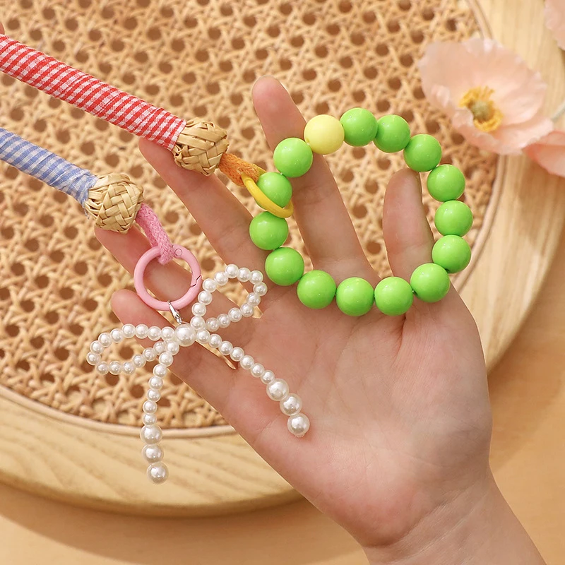 

Colorful Handmade Fan Chinese Style Cartoon Shape Straw Bamboo Woven Fan Summer Anti-Mosquito Cooler Handfan Home Decor Pendants