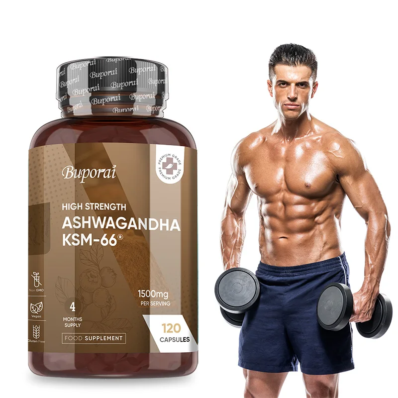 

Ashwagandha KSM-66 - Boosts Muscle Strength, Improves Absorption, Maintains Healthy Levels, and Increases Endurance and Vitality