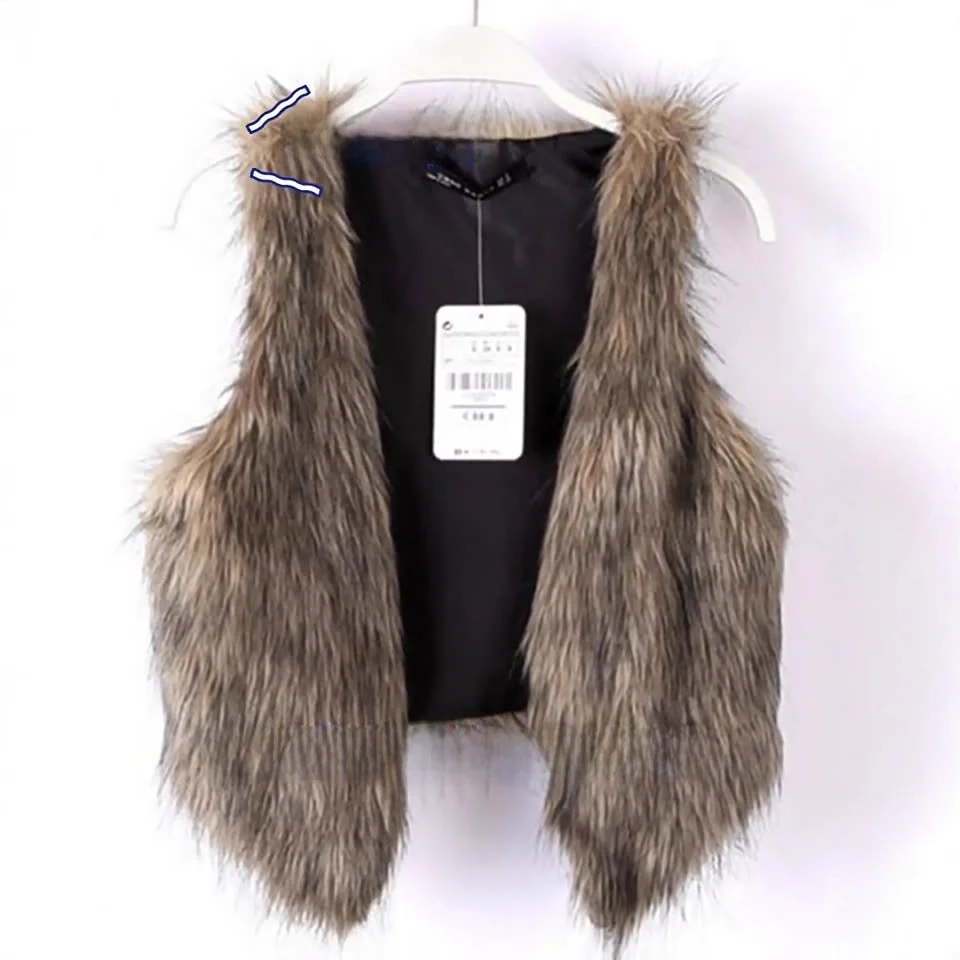 

Женский меховой жилет в естественных тонах: стильный, модный и сексуальный зимний утепленный повседневный пальто свободного кроя