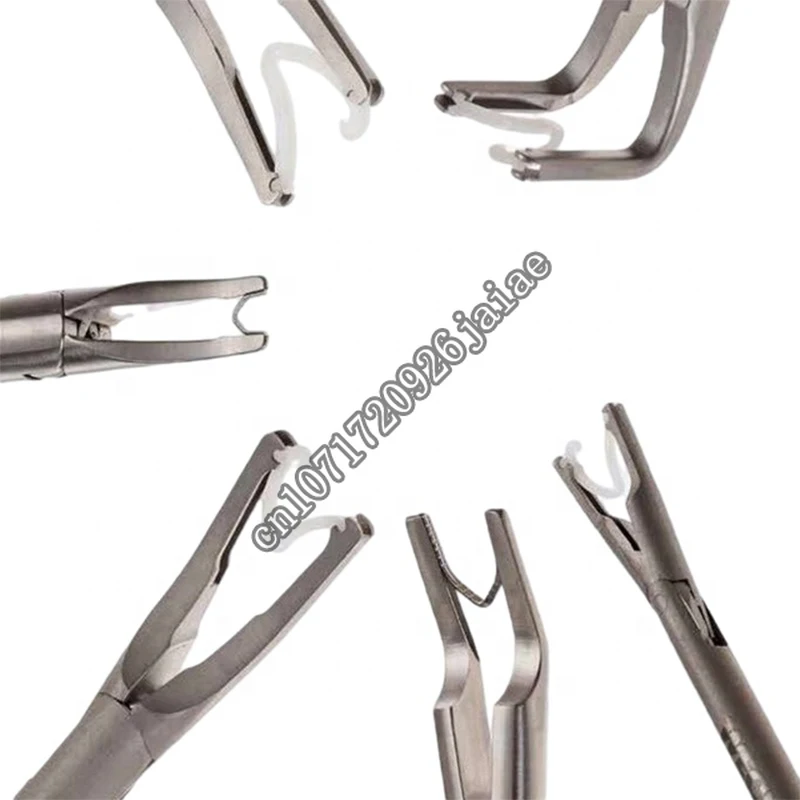 Laparoscopic Plastic Polymer Clips Ligating Applier Surgical Hemolok Clip Applicator