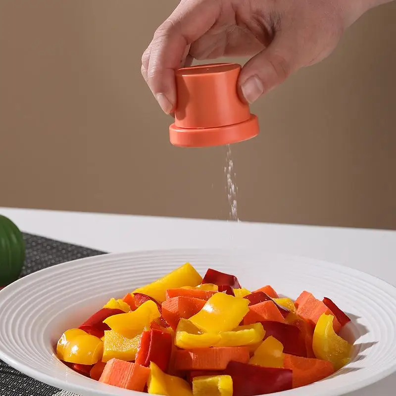 New Creativity Cactus-shaped Seasoning Bottle With Lid Plastic Salt Jar Storage Container Kitchen Cooking Tool Spice Jars BBQ
