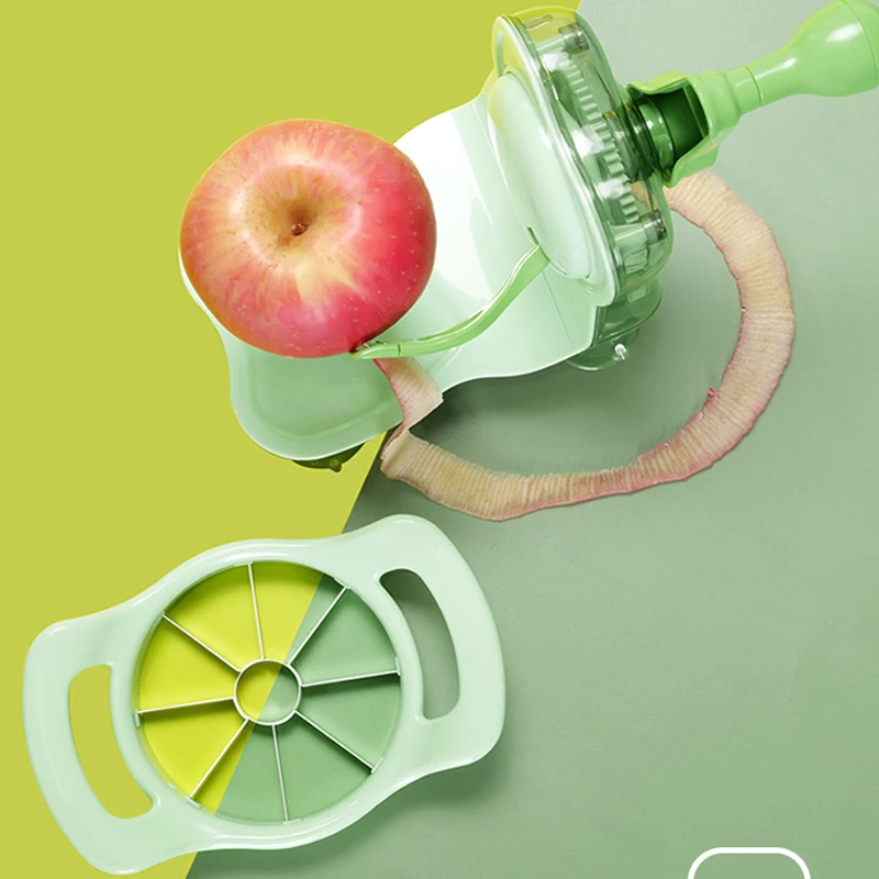 التفاح مقشرة دليل الروتاري متعددة الوظائف الفاكهة مقشرة مع قطع التفاح Slicer أدوات المطبخ أدوات الفاكهة التفاح مقشرة آلة