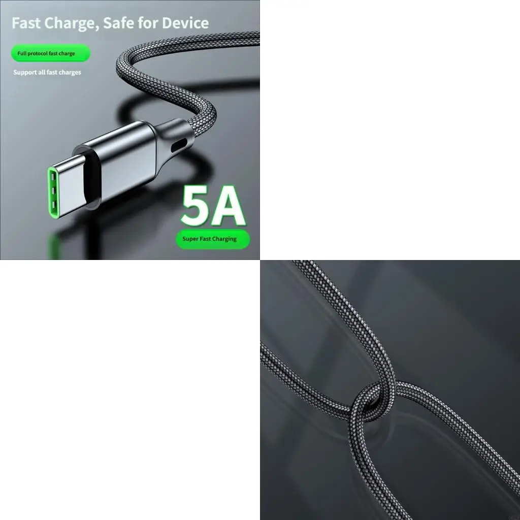 462E USB A to Type C Cable Data Transfer Cord Suitable for Gaming and Quick Charging