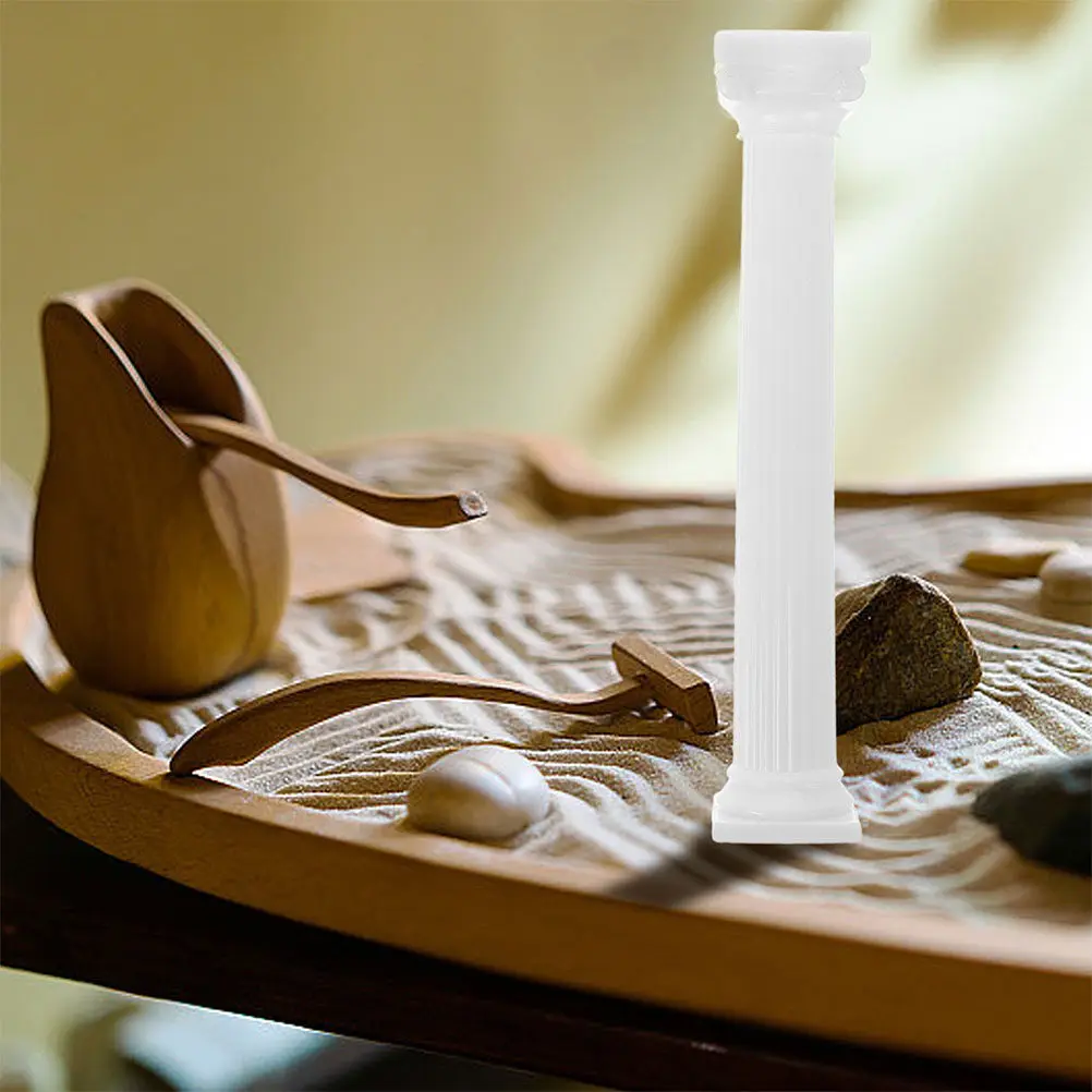 Cake Separator Pillars 4 Pieces 17cm Plastic Tiered Cake Stand Support Rods for Wedding Birthday Baking