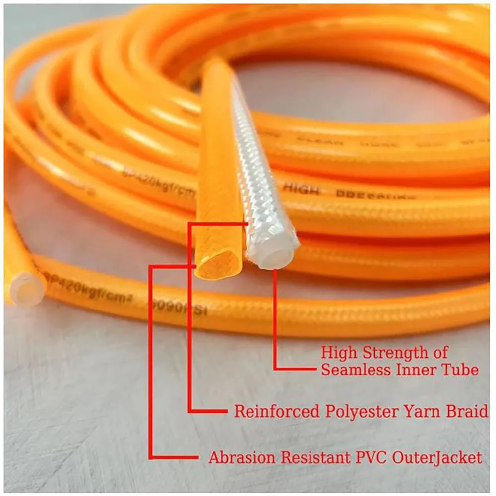 For some of BlackDecker/Micelin/AR/MakiHigh Pressure Washer Hose Pipe Cord Water Cleaning Hose for Karcher Pressure Washer Sink