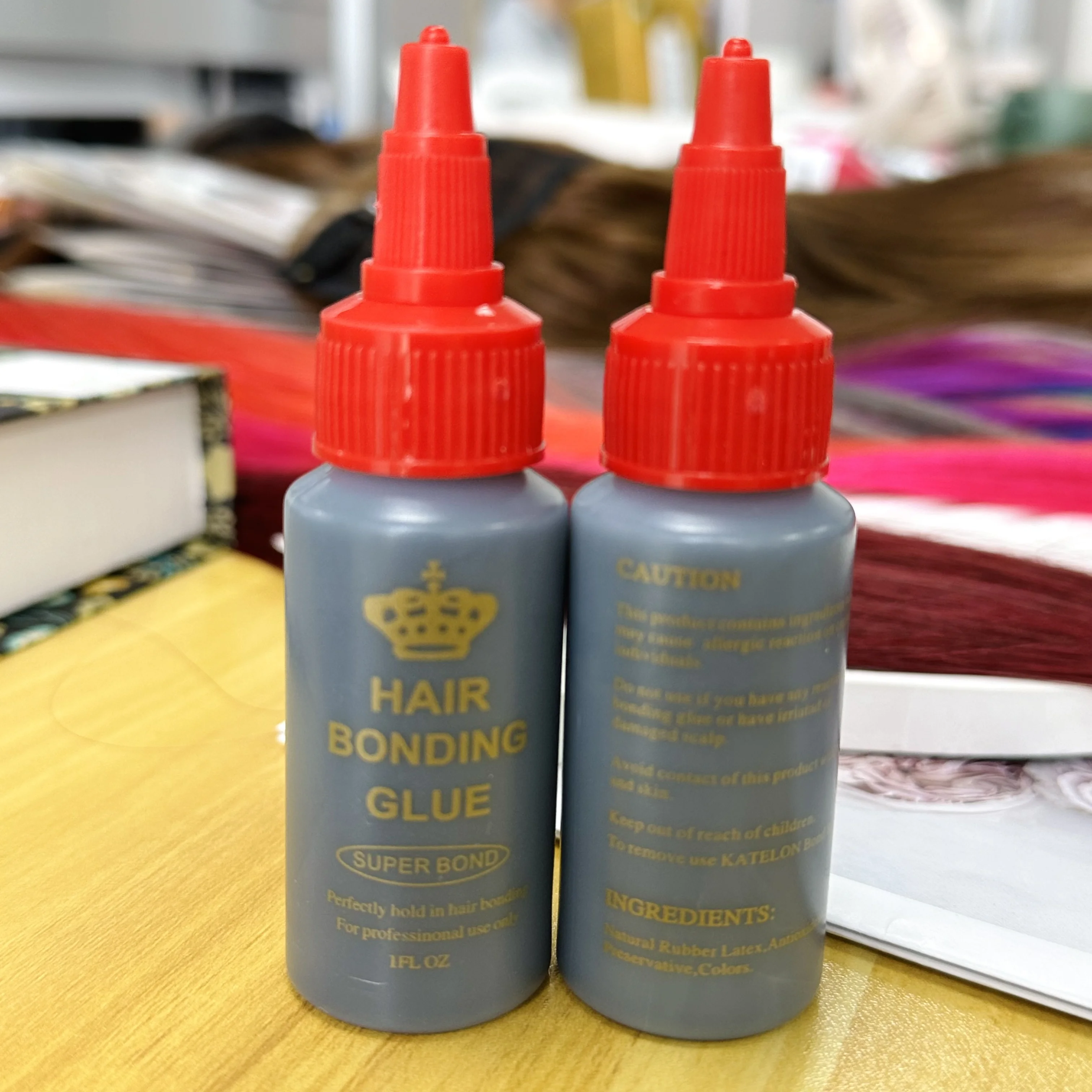 30ml preto tecelagem de cabelo ligação impermeável anti-fungo cola de ligação de cabelo super bond para a fixação perfeita no cabelo ligação cola de renda