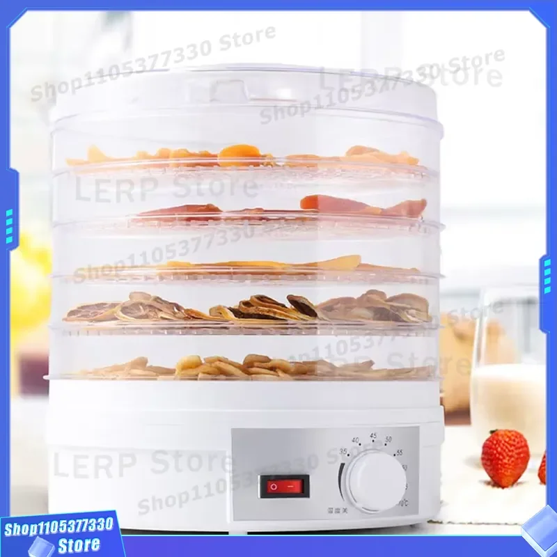 Electric Food Dehydrator Machine for Fruit Vegetable Jerky Drying Household Air Dryer for Meat Herbs Resin DIY Kitchen