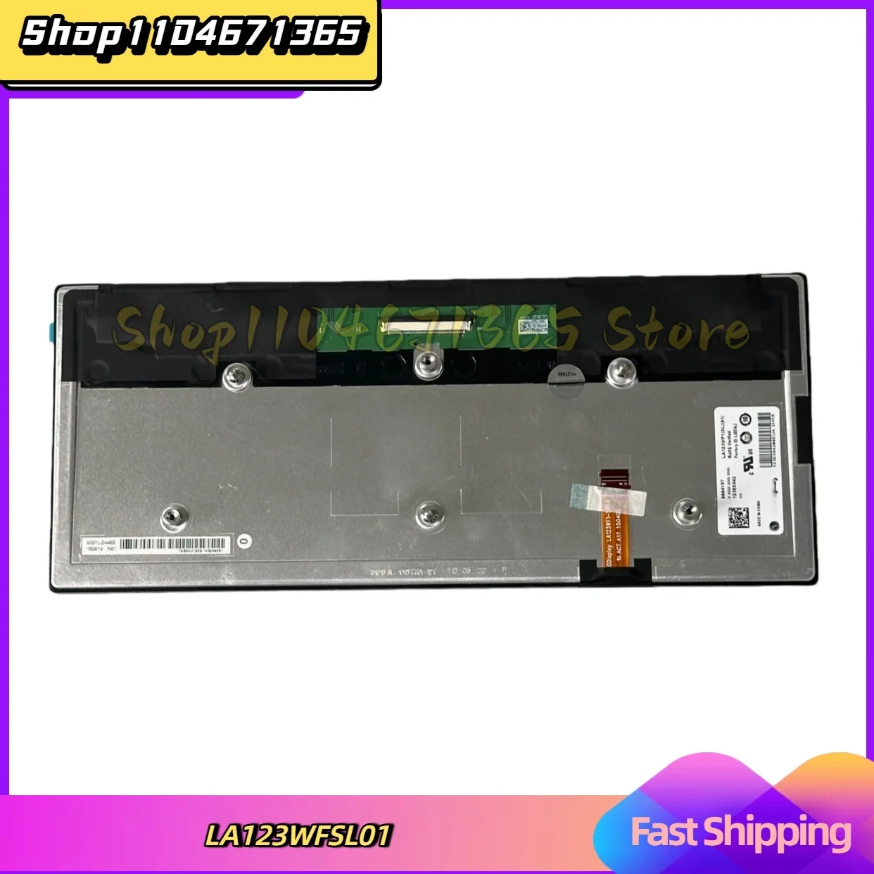 LA123WF1(SL)(01) LA123WF SL01 LA123WF1-SL01 12.3 بوصة شاشة عرض LCD ل تسلا نموذج S X 2012-2021 قطع غيار أدوات السيارة #1