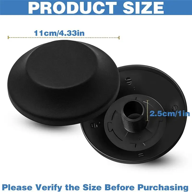 AS94-Patio Umbrella Tip Caps Replacement Outdoor Cantilever Umbrella Top Screw Cap Outdoor Umbrella Replacement Cap image 6