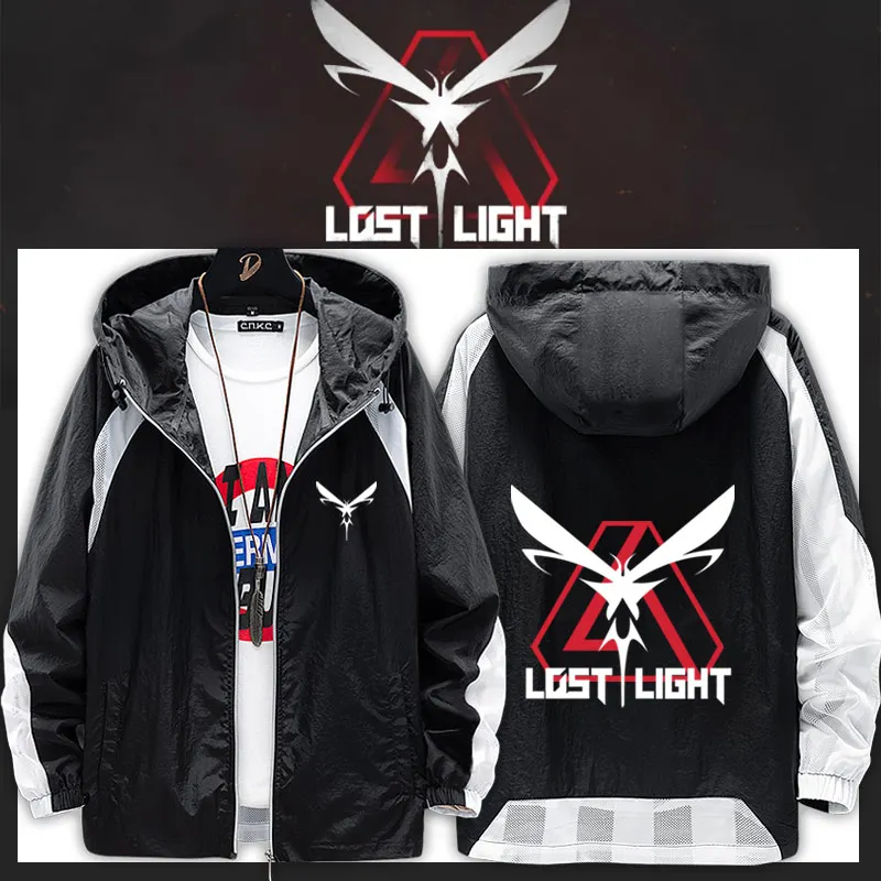 

Lightweight Long Sve Jaet ex Anti-UV Clothing Breathable Loose Fit Youth Faion Summer Outerwear Zipper Closure