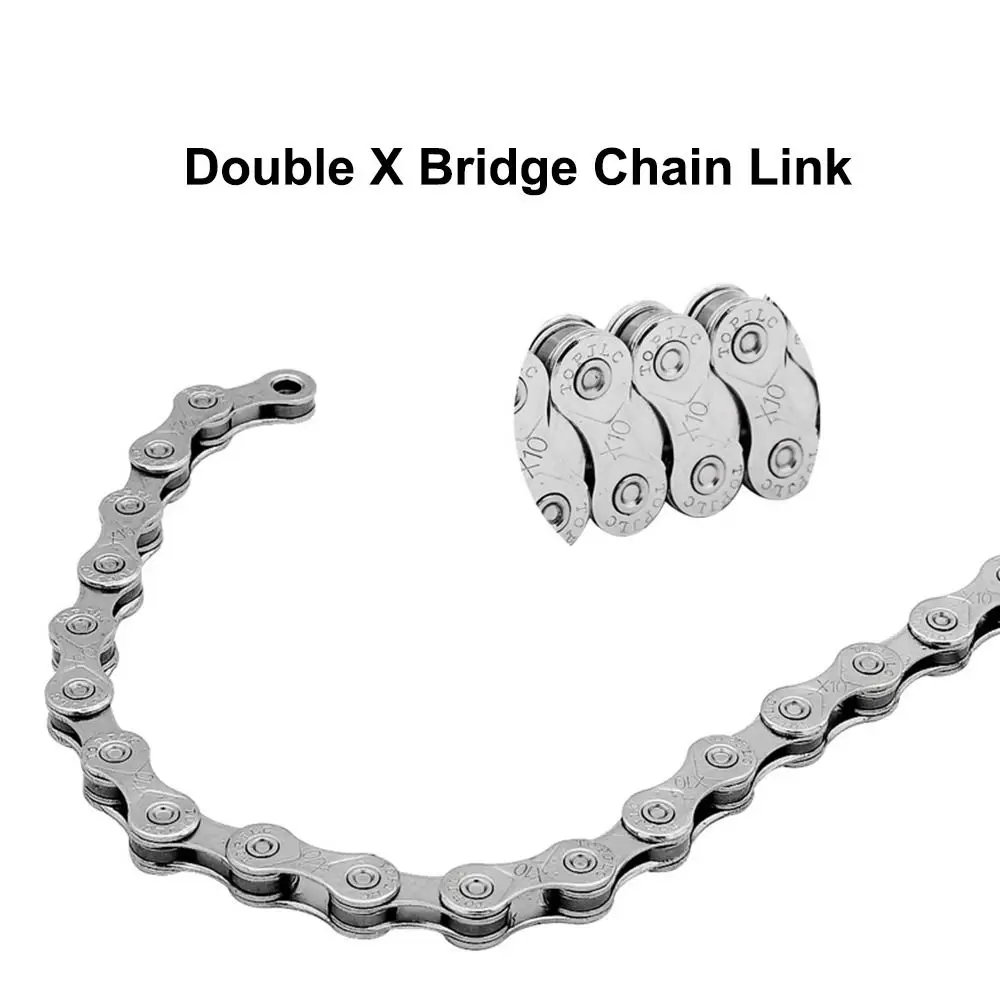 6 7 8 9 10 11 12 Speed Bike Chain 1/2 x 11/128 Inch with Missing Link Bicycle Chains Bicycle Accessories 116 Links Cycle Chains