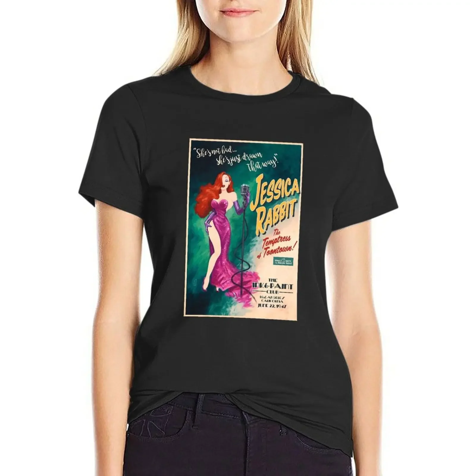 

Who Framed Roger Rabbit T-Shirt tops vintage clothes anime clothes customs womans clothing
