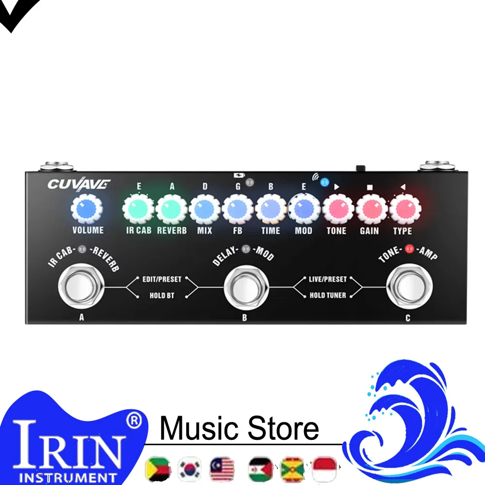 cuvave-cube-baby-guitar-multi-effects-pedal-phone-recording-function-with-8-ir-cabinets-simulation-m-vave-rechargeable-pedals