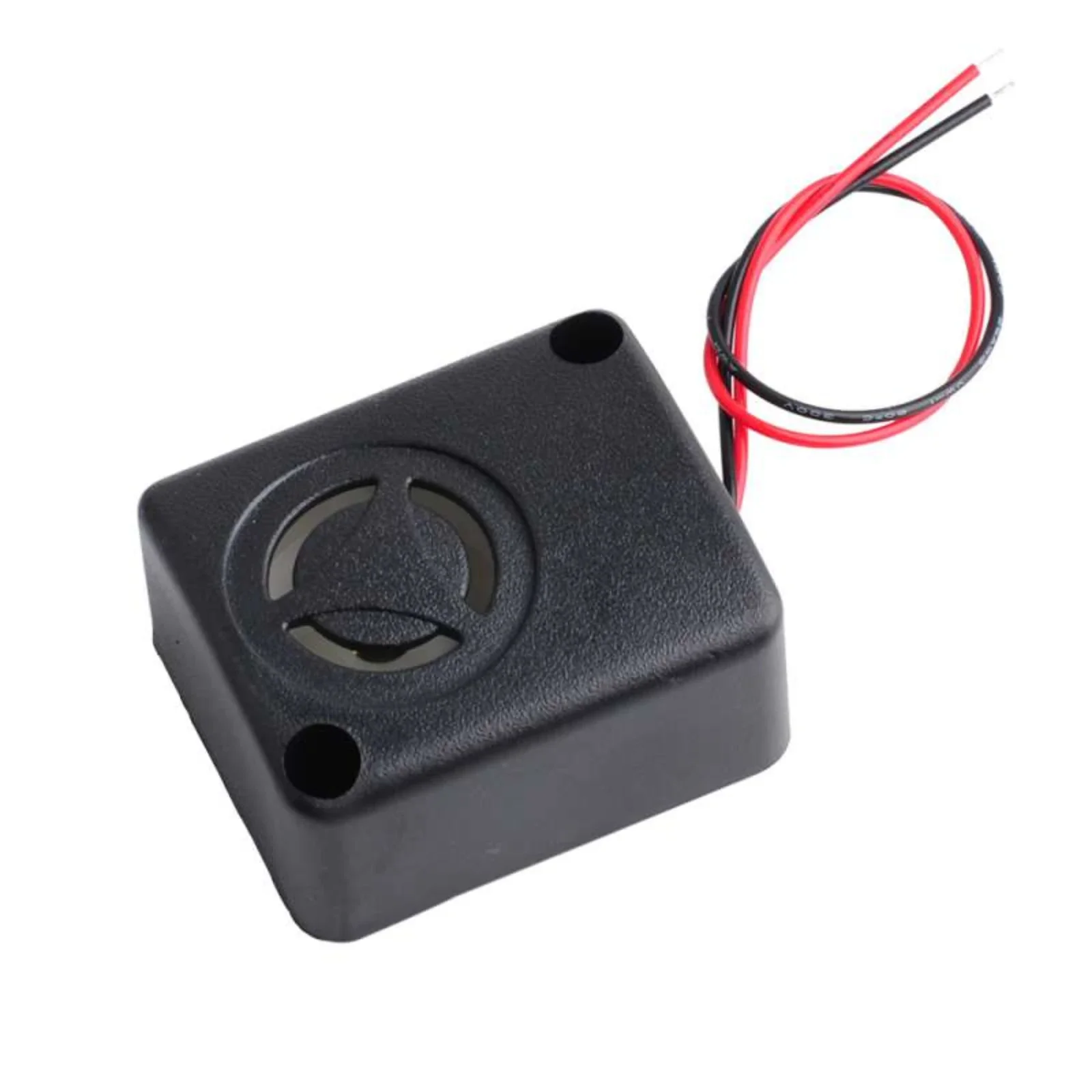 Buzzer 12V DC Black Mini Piezo Siren 110dB Security Safe Anti-Theft Alarm High Decibel Car Buzzer