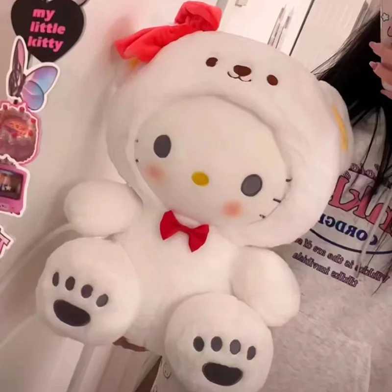 

30/40 см милый Sanrio Hello Kittys Cinnamoroll аниме плюшевая кукла Kawaii Белый Медведь Косплей мультяшная кукла плюшевые детские игрушки подарки