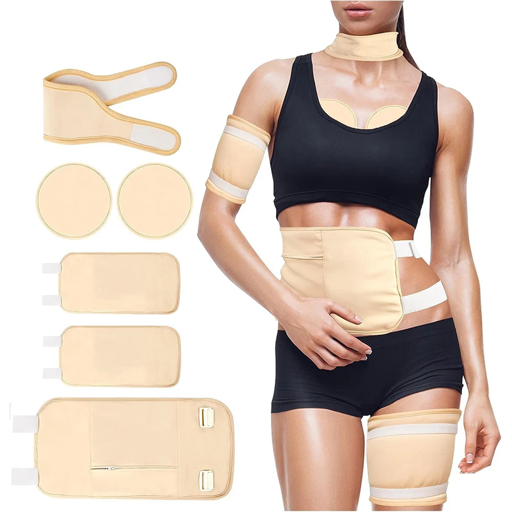 

Castor Oil Pack Adjustable Neck & Waist Compress Pad