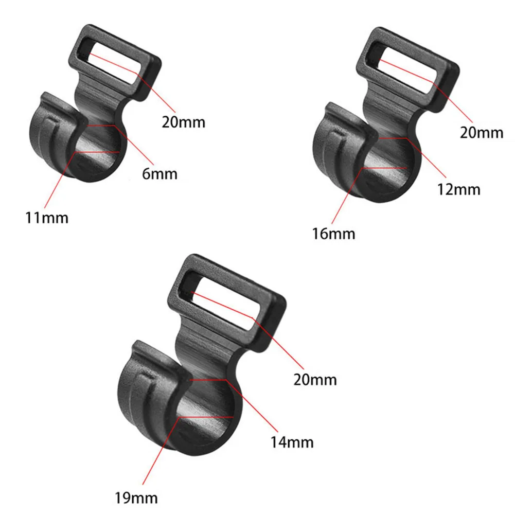 Conjunto de 10 ganchos plásticos para toldo caravana, c-clips, acessórios de acampamento ao ar livre, tamanho s/m/l, venda por atacado