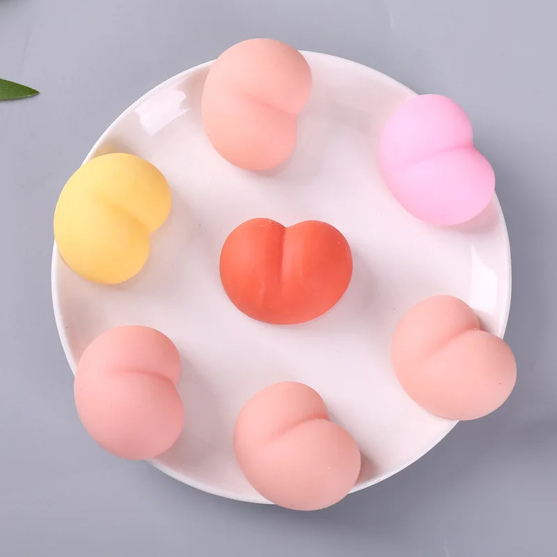 Kawaii Perzik Squishies Mochi Squishy Speelgoed Voor Kinderen Antistress Bal Squeeze Party Gunsten Stress Relief Speelgoed Voor Verjaardagscadeau J52