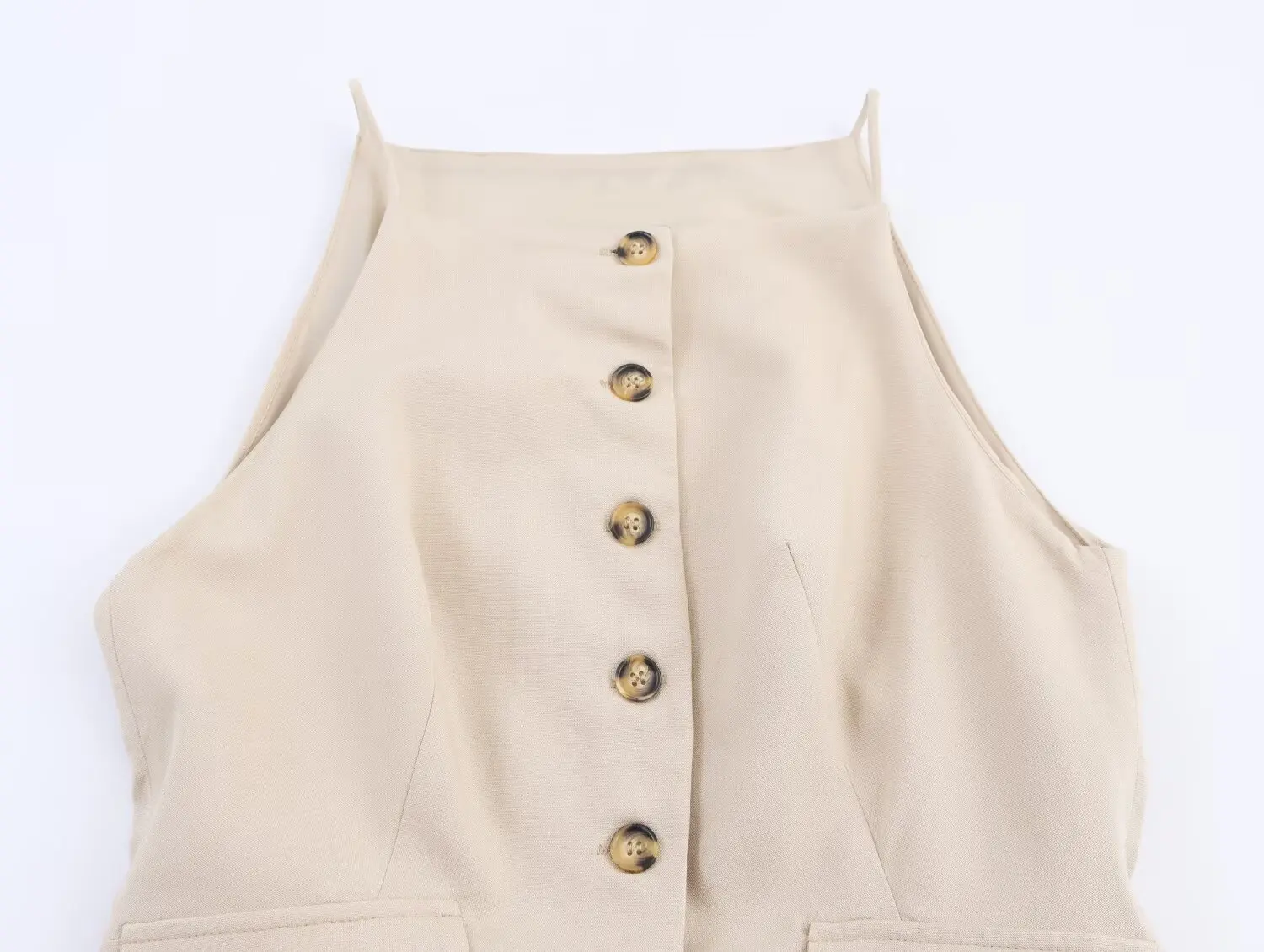 KONDALA chique beige mode 2025, vrouw jurk zomer geplooide vakantie mouwloze elegante patchwork jurk kantoor dame vrouwelijke vestido