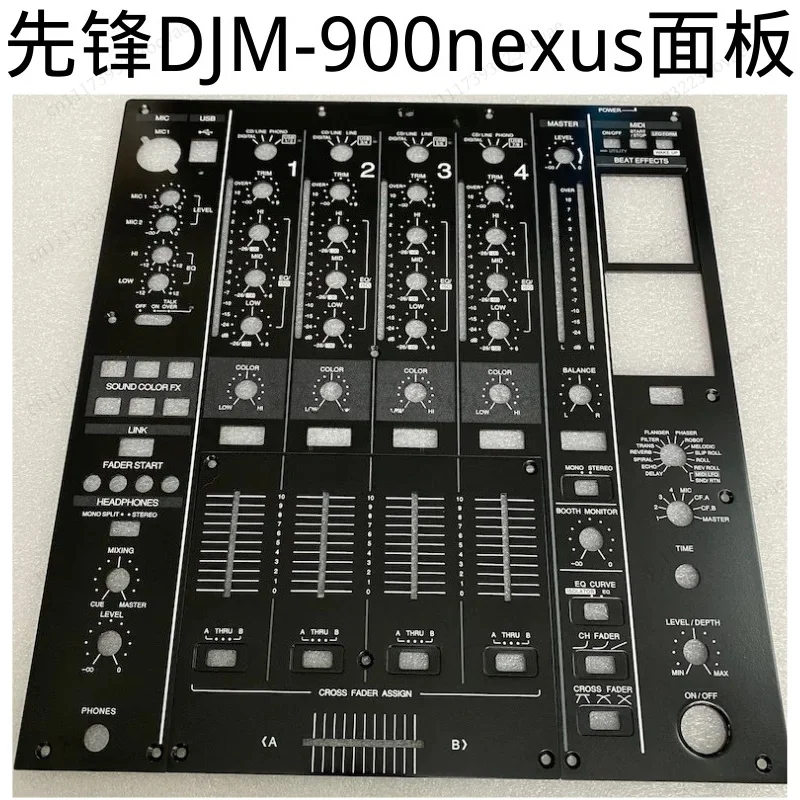 Df Metal Control Panel Black Faceplate for DJM 900NXS2, Replacement Parts