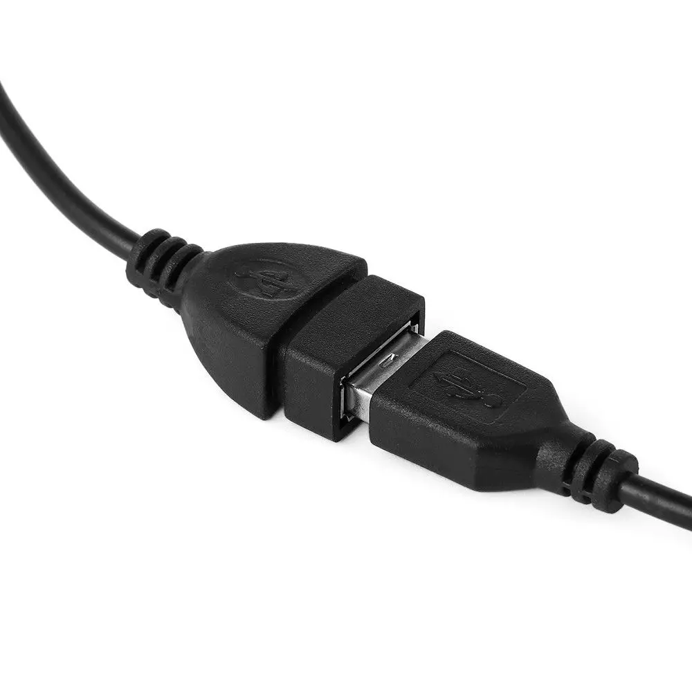 Kabel ładowarki USB 2.0 czarny od męskiego do żeńskiego przedłużacza ładowarka synchronizacji danych 0.6M 1M 1.5M 3M 5M