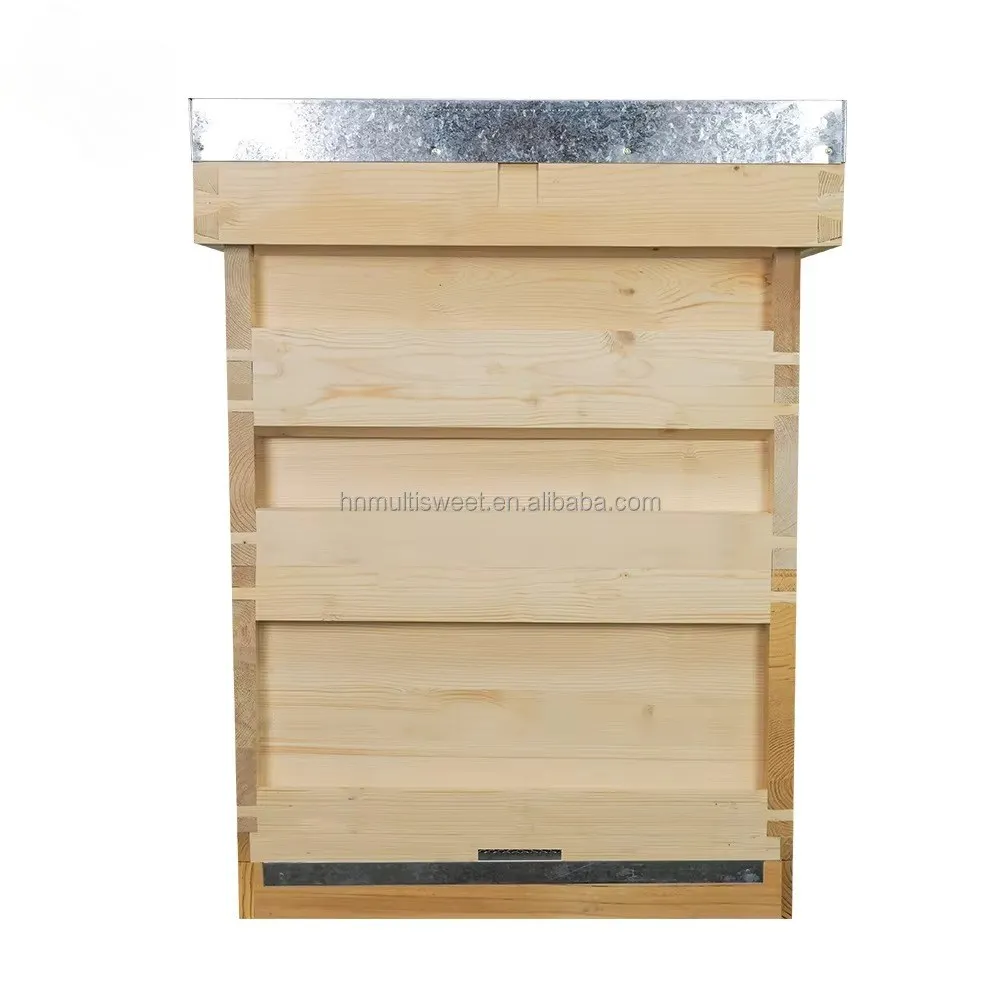 

British Standard National Beehive, Wood Bee Hive Box for UK Beekeeping