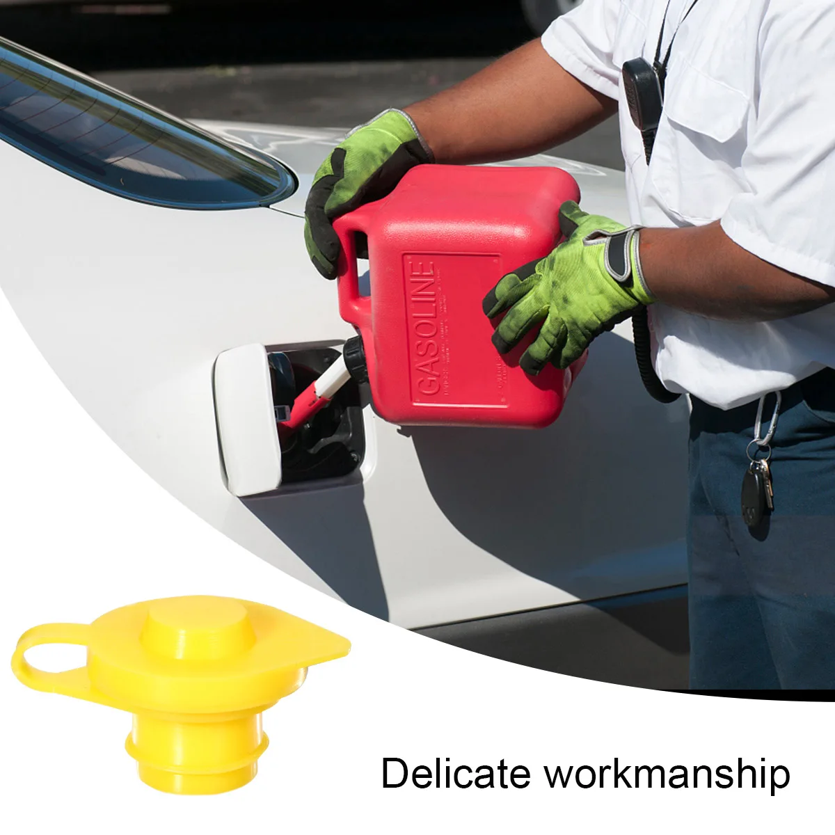 

5pcs Vented Oil Tank Cap With Ears For Motorcycle Fuel System Durable Plastic Nozzle Cover Lid Venting Parts For Small Oil Tank