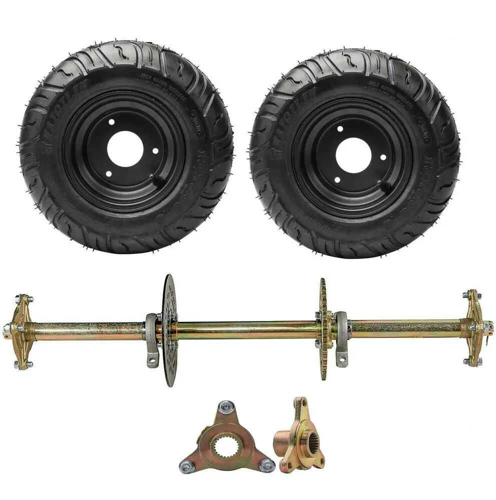 

High-quality 810mm Drift Trike Go Kart Rear Axle Kit Complete for 6" Wheels Hubs ATV Quad Buggy Motorcycle Replacement Parts