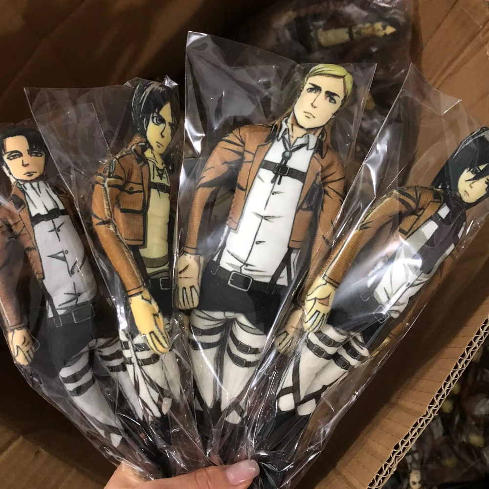 Anime Attack On Titan Bewegliche Drahtpuppe, Biegbare Charakterfigur Eren Mikasa Armin, Ornament, Manga-Fan-Sammlerstück, Geschenk