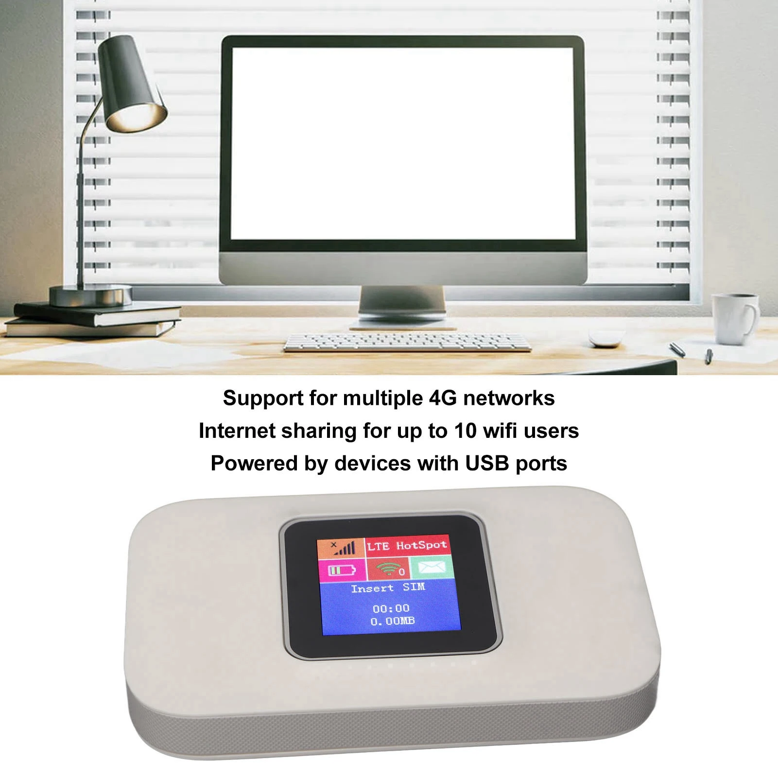 

4G WIFI 300Mbps Plug and Play Card Slot 4G USB Portable Wifi for Europe Home Business 4G WiFi Router 4G WIFI