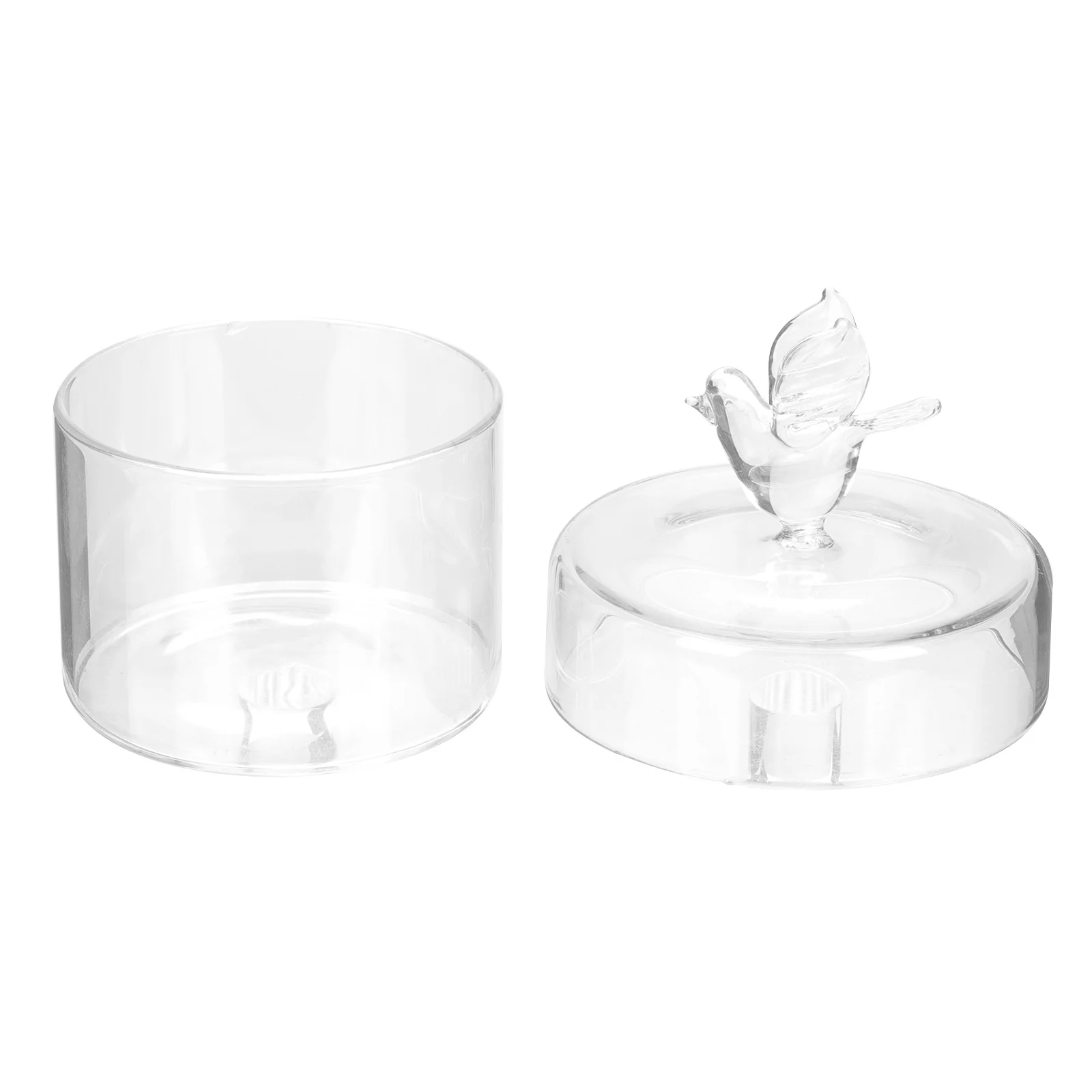 

Mini Glass Cake Plate Lid Stable Transparent Dome for Wedding Dessert Display Party Cake Stand Glass Dessert Plate