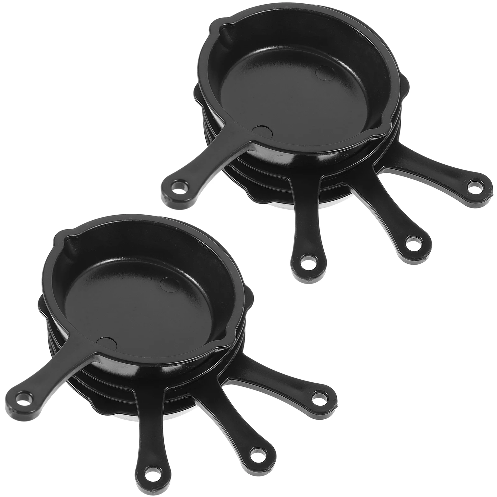 10 stks Miniatuur Versiering Keuken Set Speelgoed Koekenpannen Platte Bodem Model voor Kinderen Pretend Koken Mini Keuken Gadget