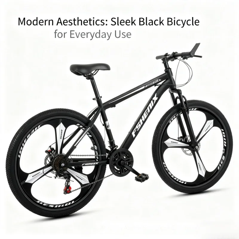 Samurai preto mountain bike de uma roda 26 polegadas masculino 21 velocidades absorção de choque ciclismo de estrada cross-country para adultos