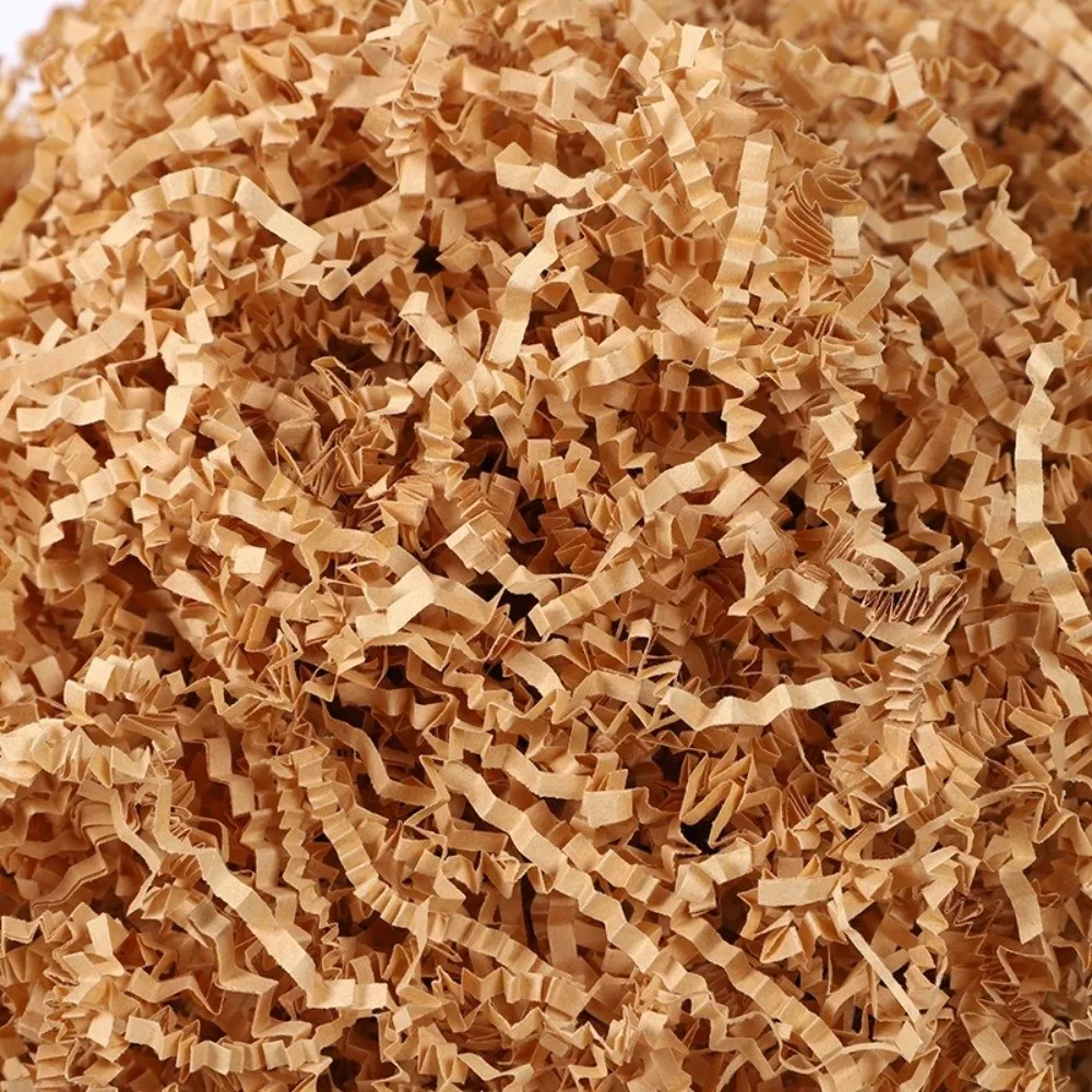 20/100g/Bag Wavy Shredde Raffia Shredded Paper Packaging Filler DIY Wedding Party Easter Basket Filler Colorful Confetti