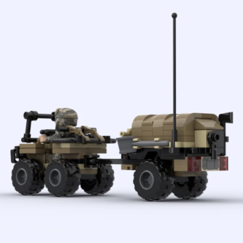 MOC military building block series MV 700 transport vehicle model assembled building blocks toys for children