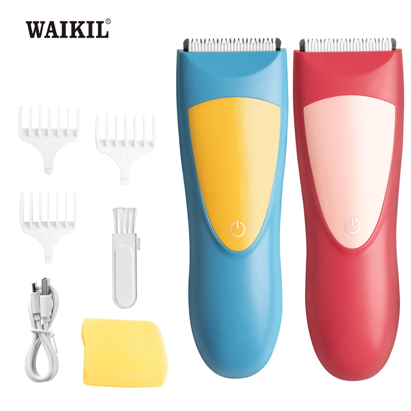 

WAIKIL Professional Baby Electric Hair Clipper Multifunctional Hair Trimmer USB Rechargeable Cordless Hair Clipper Trimmer