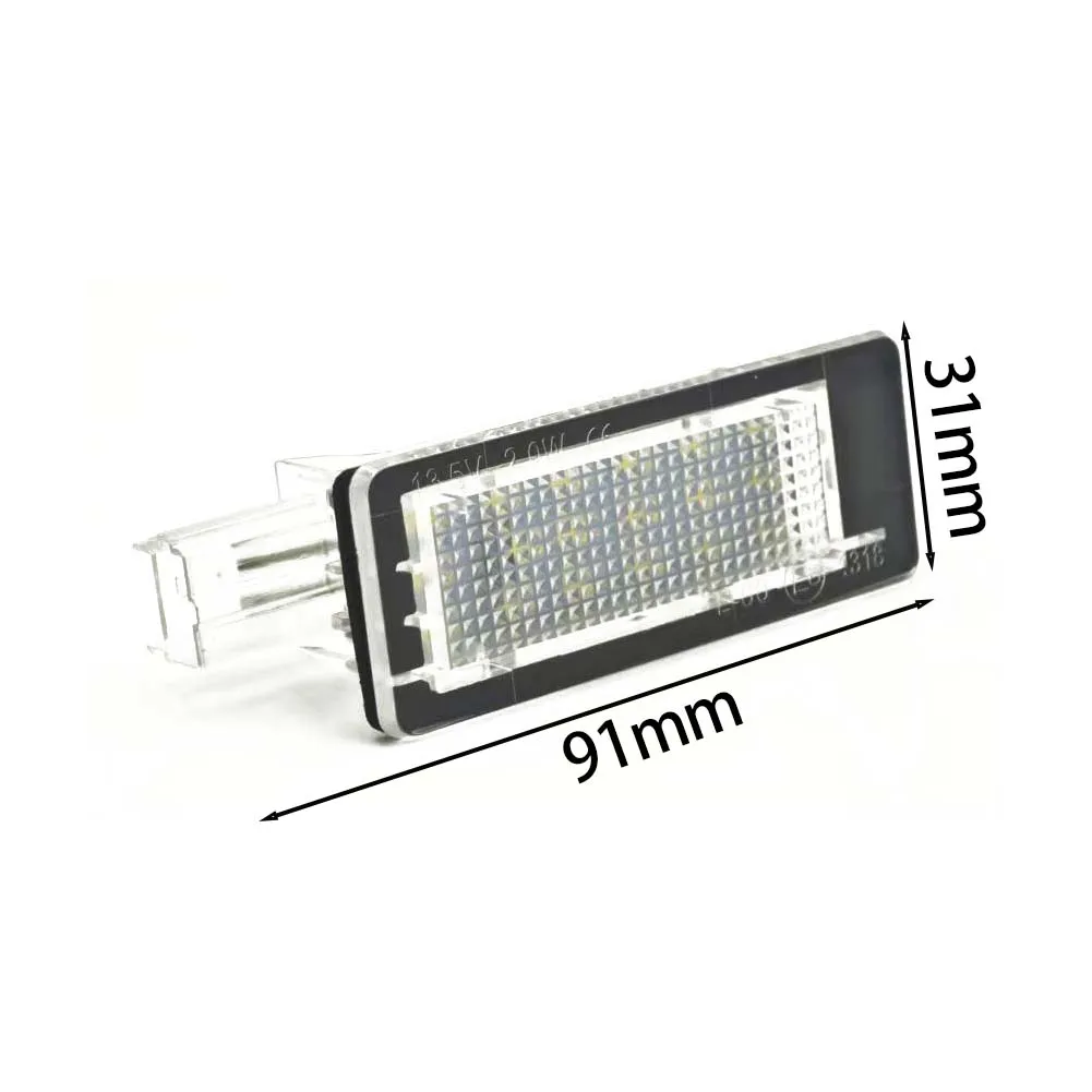 LED License Plate Light Lamp Replacement For Renault Espace IV Scenic II III Laguna II Fluence Captur Modus FL For Dacia Duster