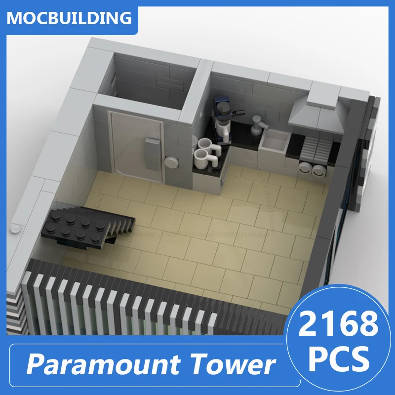 مكعبات بناء برجية Paramera ، طوب بناء معياري ، عرض معماري للشقق ، تجميع ذاتي الصنع ، ألعاب الكريسماس ، هدايا
